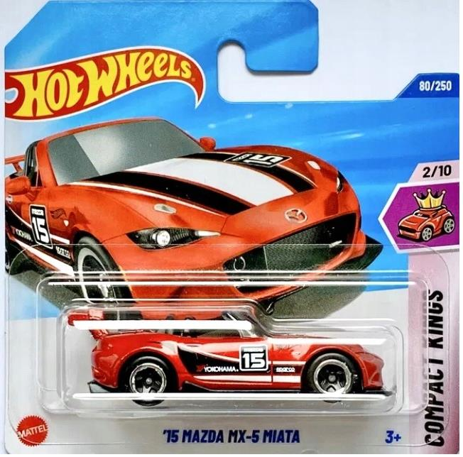 Hot Wheels Tekli Arabalar '15 Mazda MX-5 Miata JBB18 (Compact Kings)