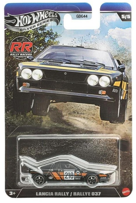 Hot Wheels Silver Series Rally Racers Lancia Rally JNF48