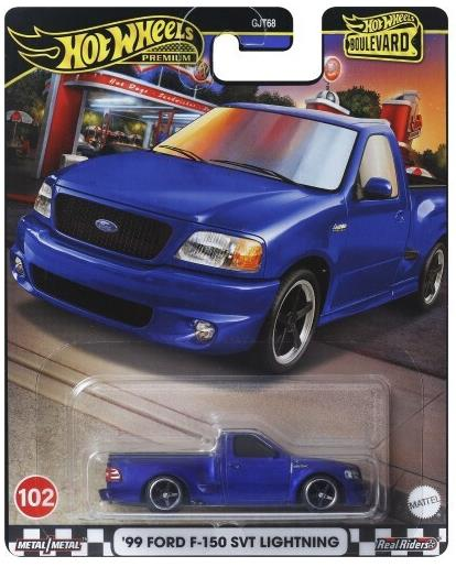 Hot Wheels Premium Boulevard '99 Ford F-150 SVT Lightning HRT60