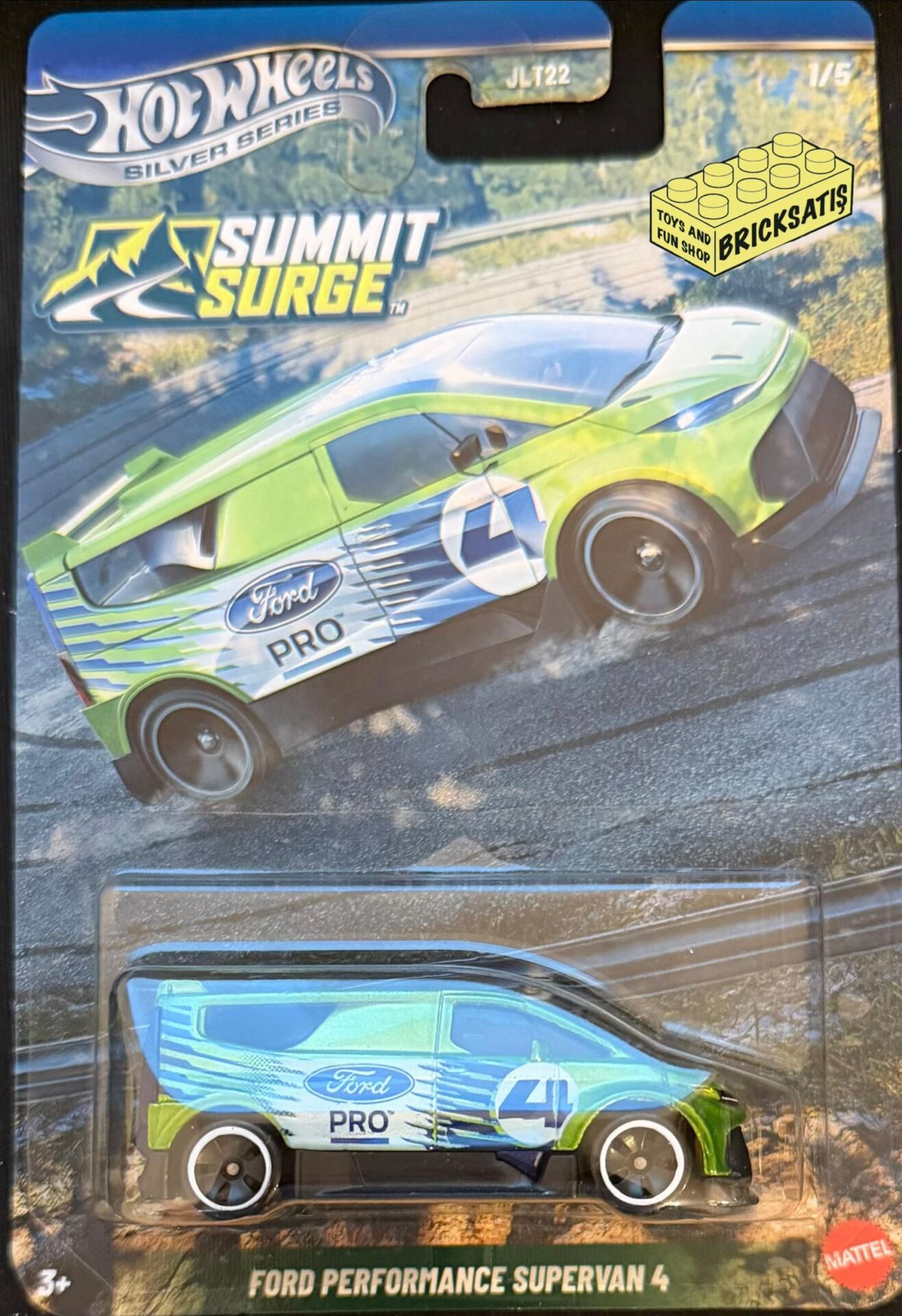 Hot Wheels Silver Series Summit Surge Ford Performance Supervan 4 JKX66