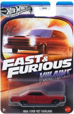 Hot Wheels Fast & furious Villains 1966 Ford 427 Fairlane JBY36