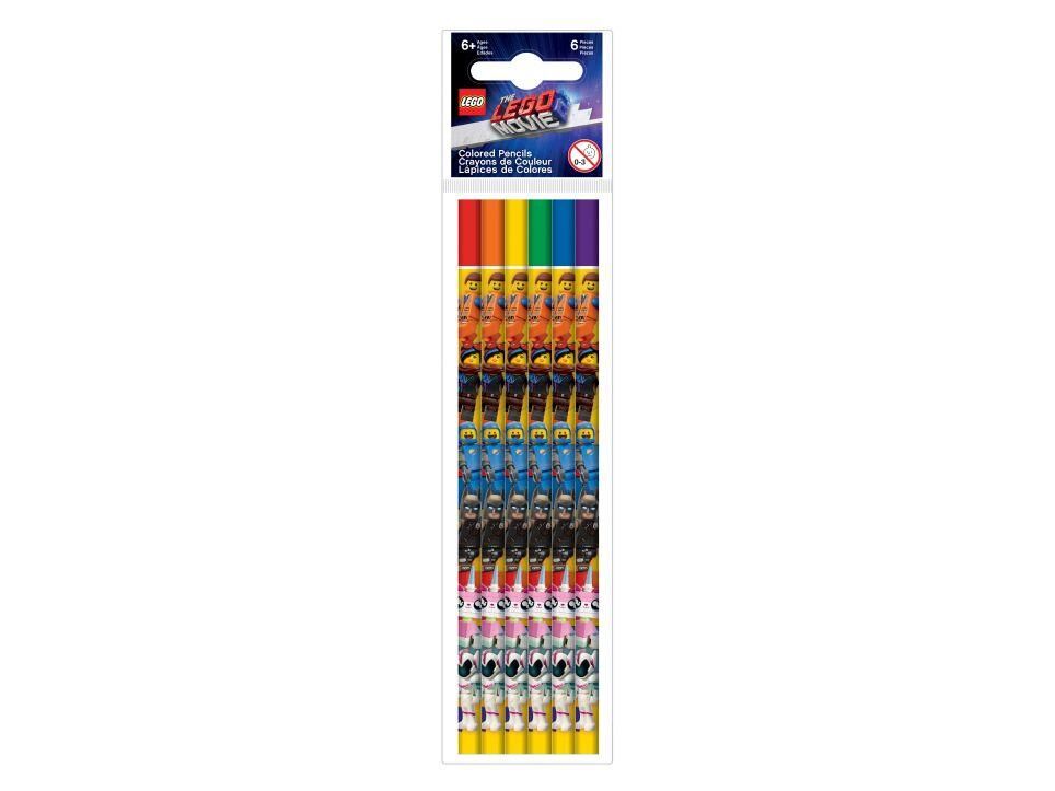 LEGO Movie 2 Colored Pencils-6p - 52304
