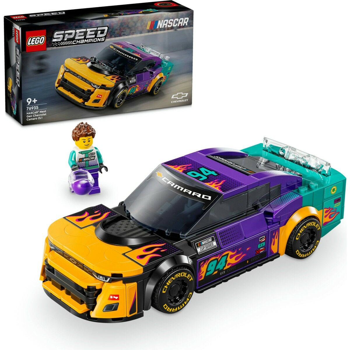 Lego Speed Champions Nascar Next Gen Chevrolet Camaro Zl1 76935