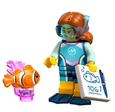 Lego Minifigür 71052 Seri 29 - 02 Marine Biologist