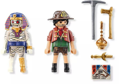Playmobil 71796 DuoPack Treasure Hunter and Mummy