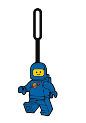 Lego Spaceman Silicone Bag Tag - Blue 53482