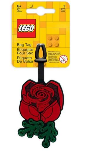 Lego Botanical Rose Bag Tag 53661