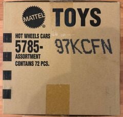 Hot Wheels Kısa Karton 72'li Kutu 5785-97KCFN