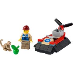 Lego 30570 City Vahşi Hayvan Kurtarma Hoverkraftı