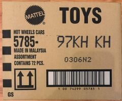 Hot Wheels Kısa Karton 72'li Kutu 5785-97KHKH
