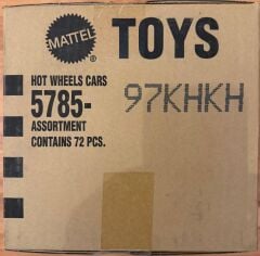 Hot Wheels Kısa Karton 72'li Kutu 5785-97KHKH
