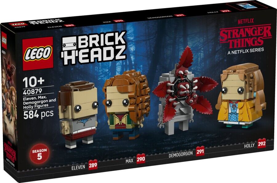 Lego Brickheadz Stranger Things Eleven, Max, Demogorgon ve Holly Figürleri 40879