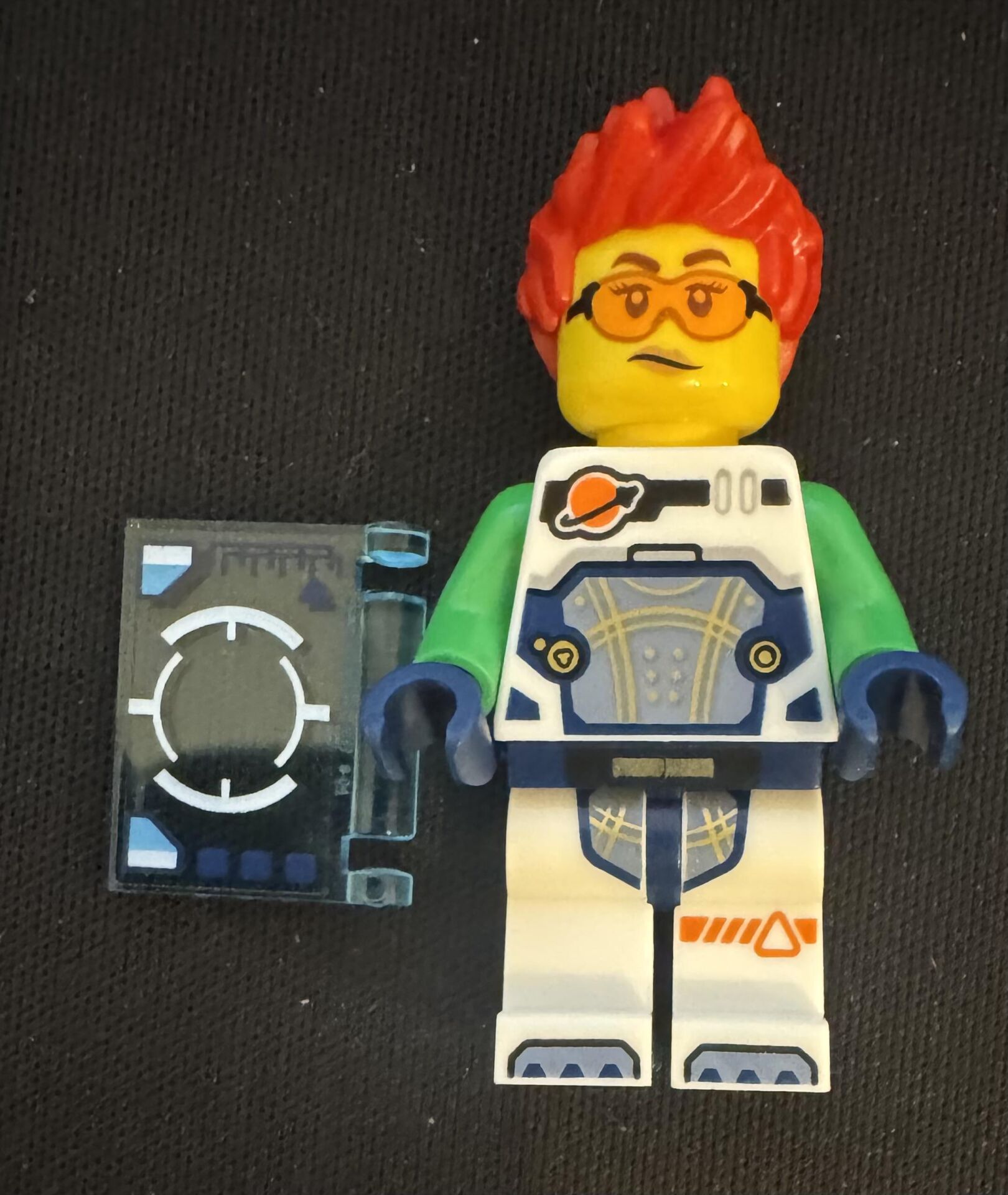 Orjinal Lego Minifigür Space Female Scientist