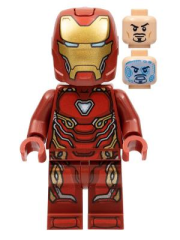 Lego Minifigür Iron Man Mark 50 Armor with Hair sh0828