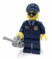 Orjinal Lego Minifigür City Police Woman with  Radio