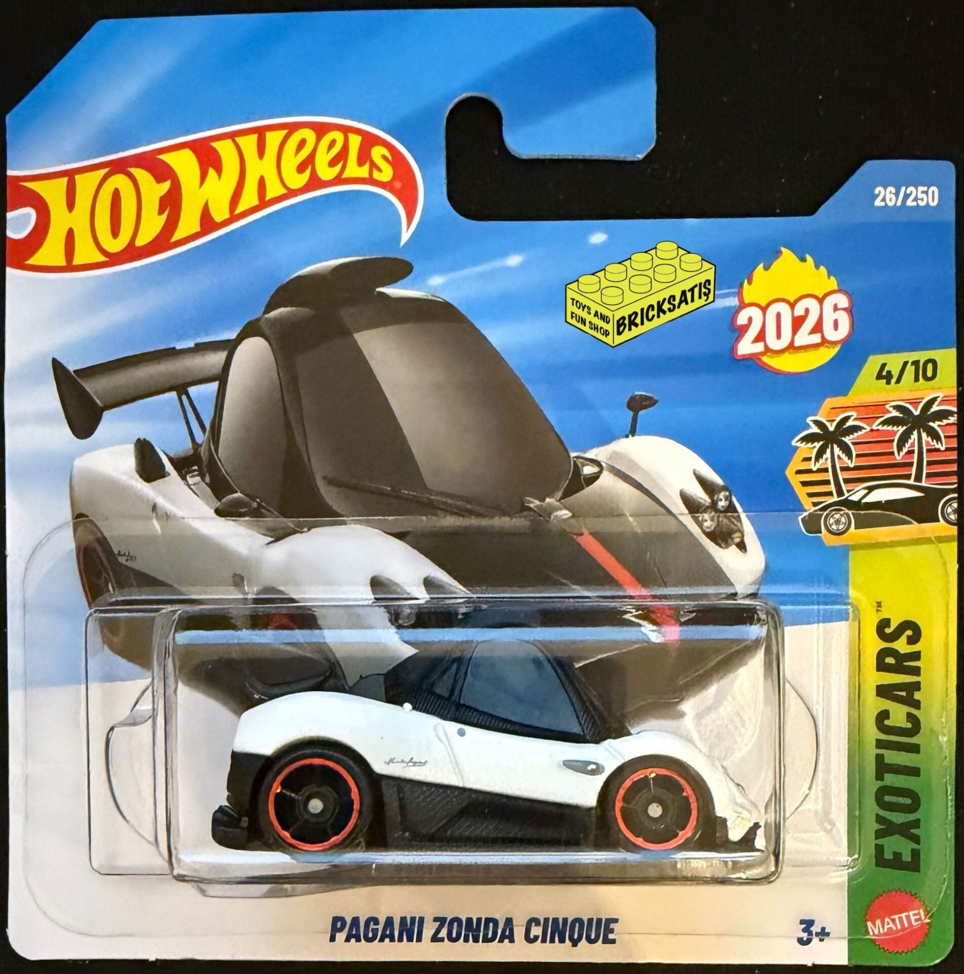 Hot Wheels Tekli Arabalar Pagani Zonda Cinque JJH34 (Exoticars)