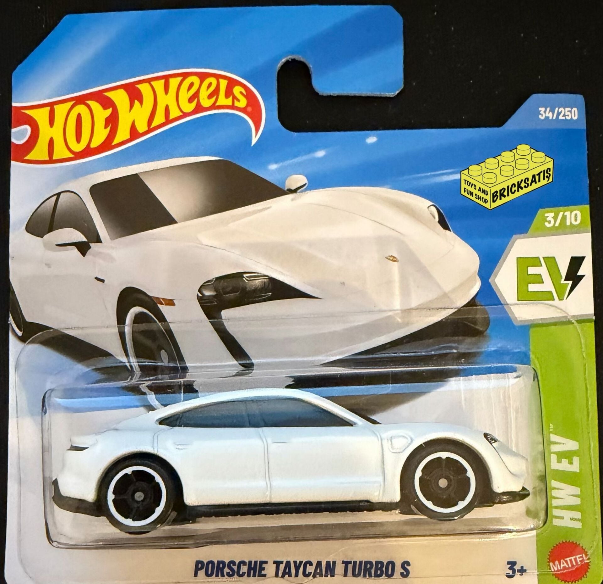 Hot Wheels Tekli Arabalar Porsche Taycan Turbo S JJJ05 (HW EV)