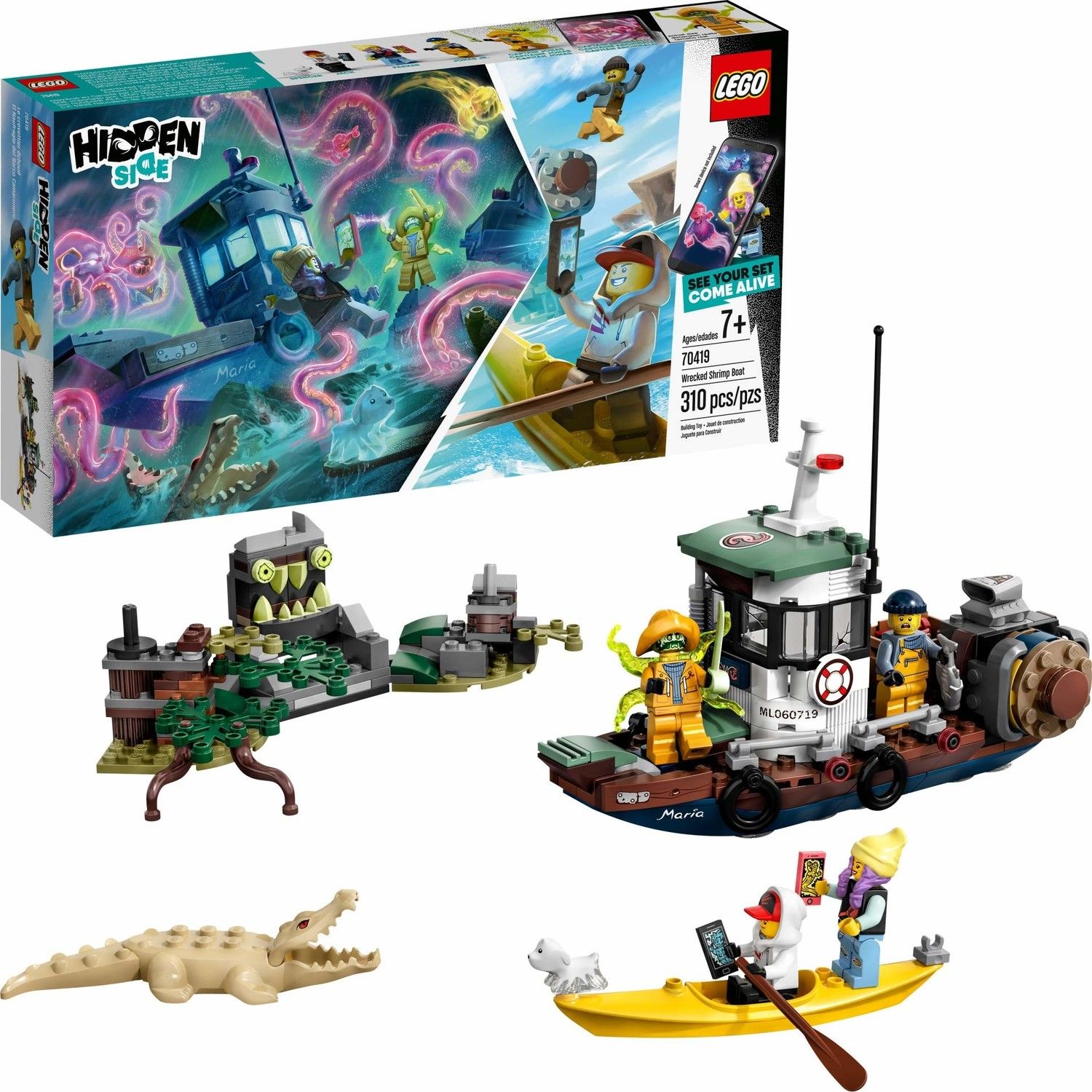 LEGO Hidden Side 70419 Batık Bot Yapım Kiti (310 Parça)