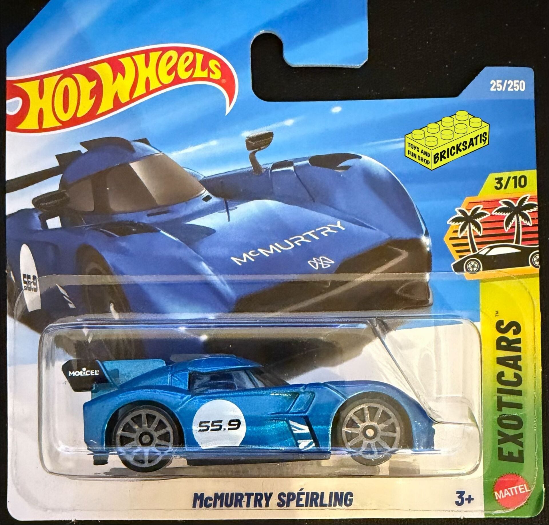 Hot Wheels Tekli Arabalar McMurtry Speirling JJH81 (Exoticars)