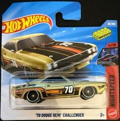 Hot Wheels Tekli Arabalar '70 Dodge Hemi Challenger JJJ07 (Night Speed)