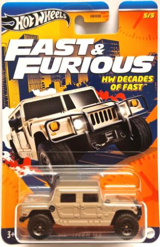 Hot Wheels Fast & Furious Hummer H1 HRW45