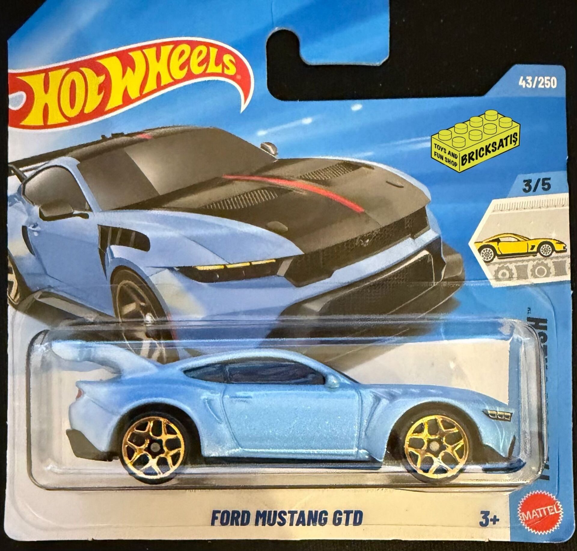 Hot Wheels Tekli Arabalar Ford Mustang GTD JJJ14 (Factory Fresh)