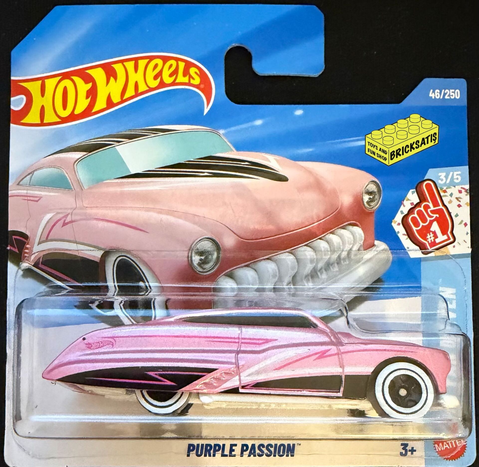 Hot Wheels Tekli Arabalar Purple Passion JJJ17 (Fan Driven)