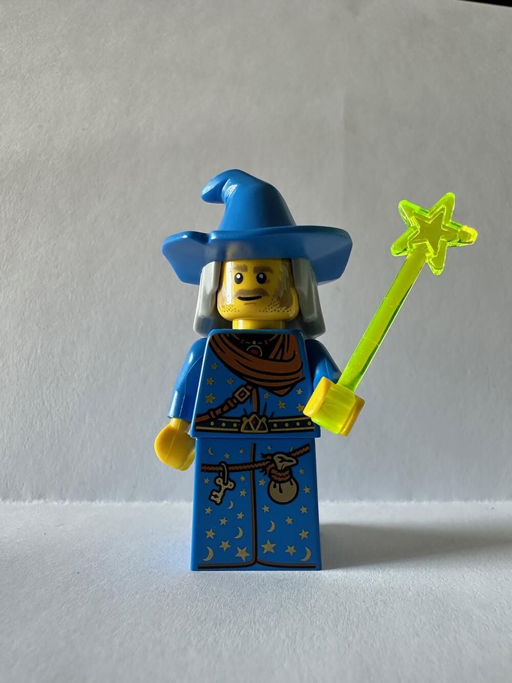 Orjinal Lego Minifigür Wizard with Baton