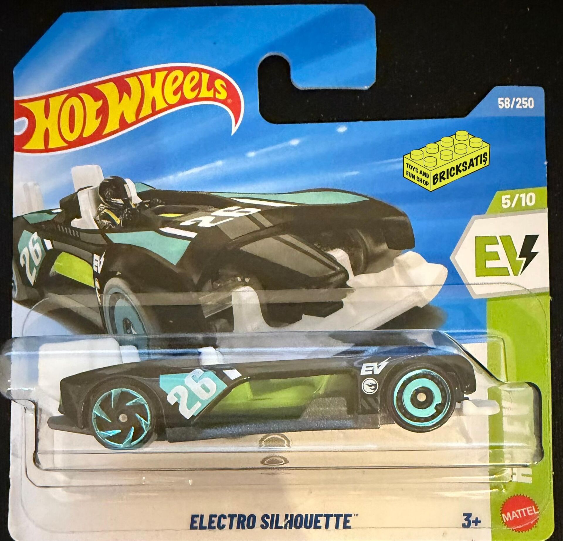 Hot Wheels Tekli Arabalar Electro Silhoutte TH JJM02 (HW EV)