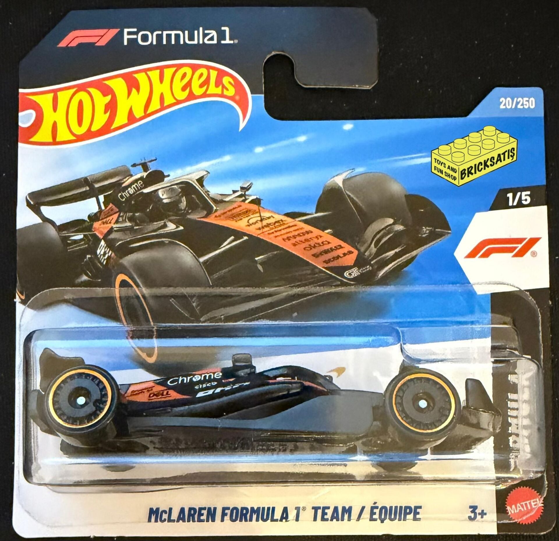 Hot Wheels Tekli Arabalar McLaren Formula 1 Team JJH95 (Formula 1)