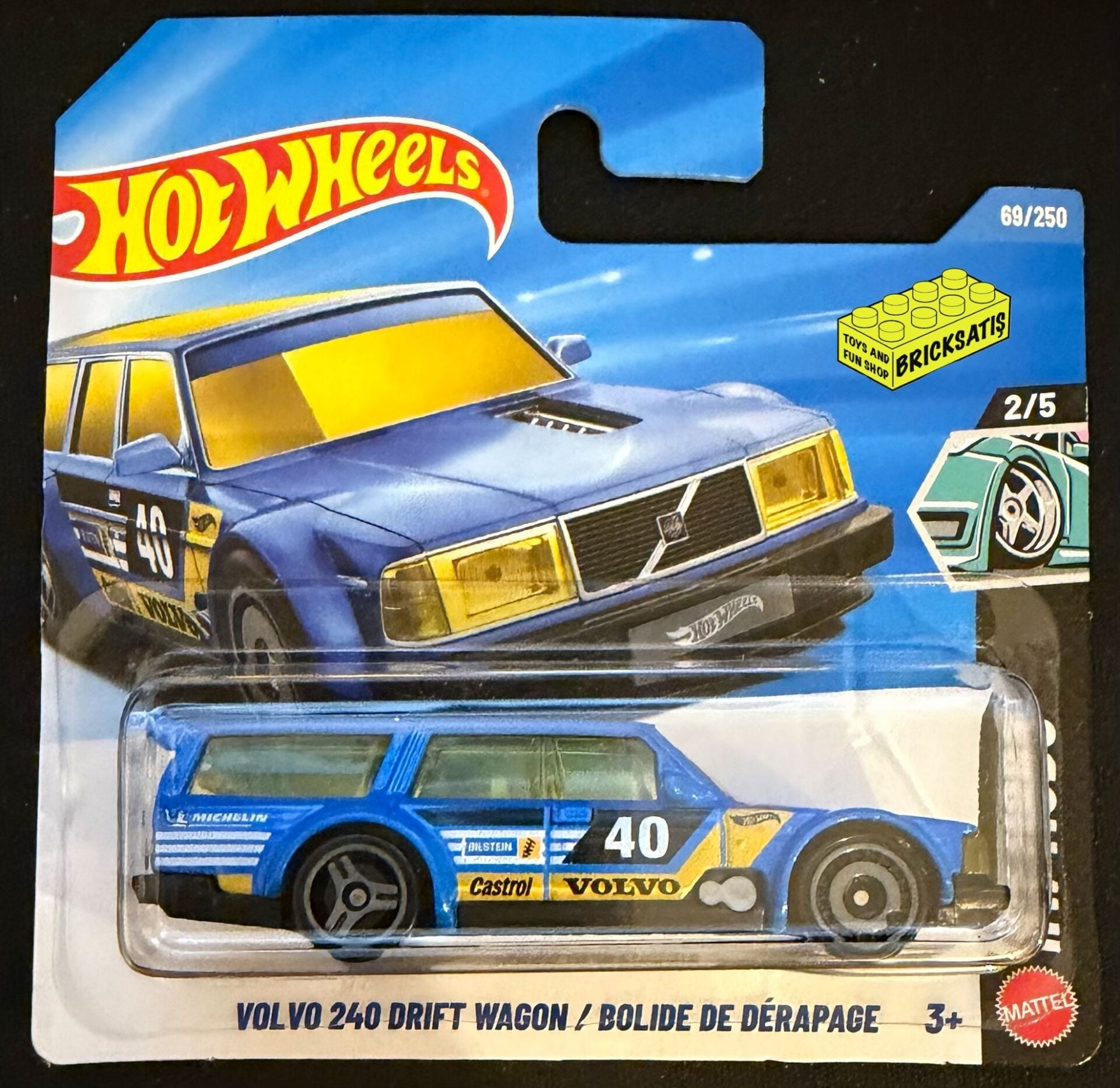 Hot Wheels Tekli Arabalar Volvo 240 Drift Wagon JJJ36 (Mods)
