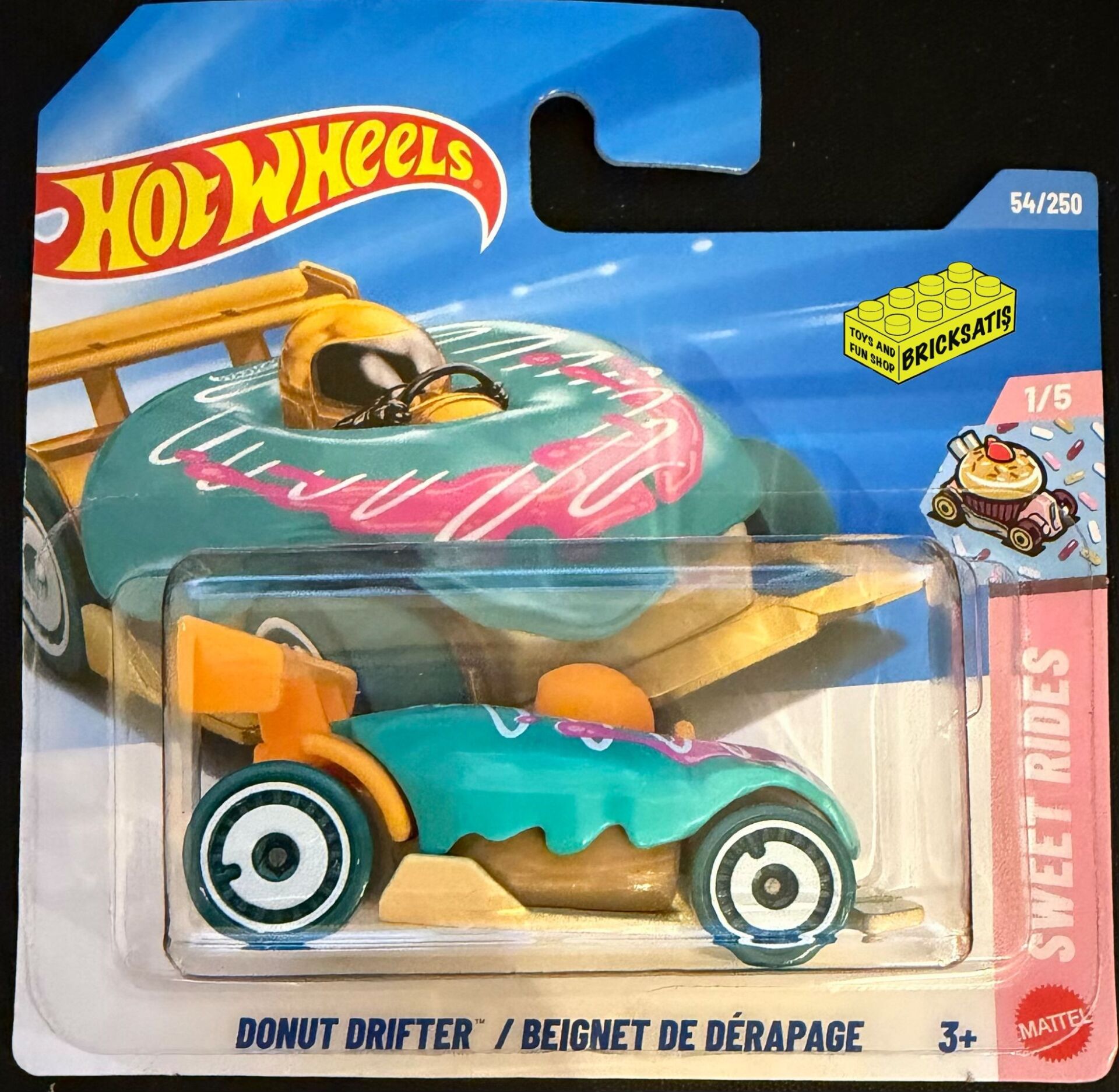 Hot Wheels Tekli Arabalar Donut Drifter JJJ24 (Sweet Rides)