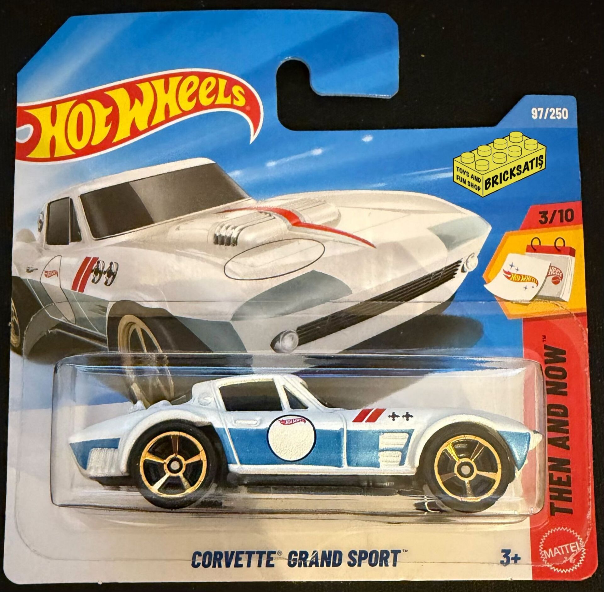 Hot Wheels Tekli Arabalar Corvette Grand Sport JJJ58 (Then And Now)