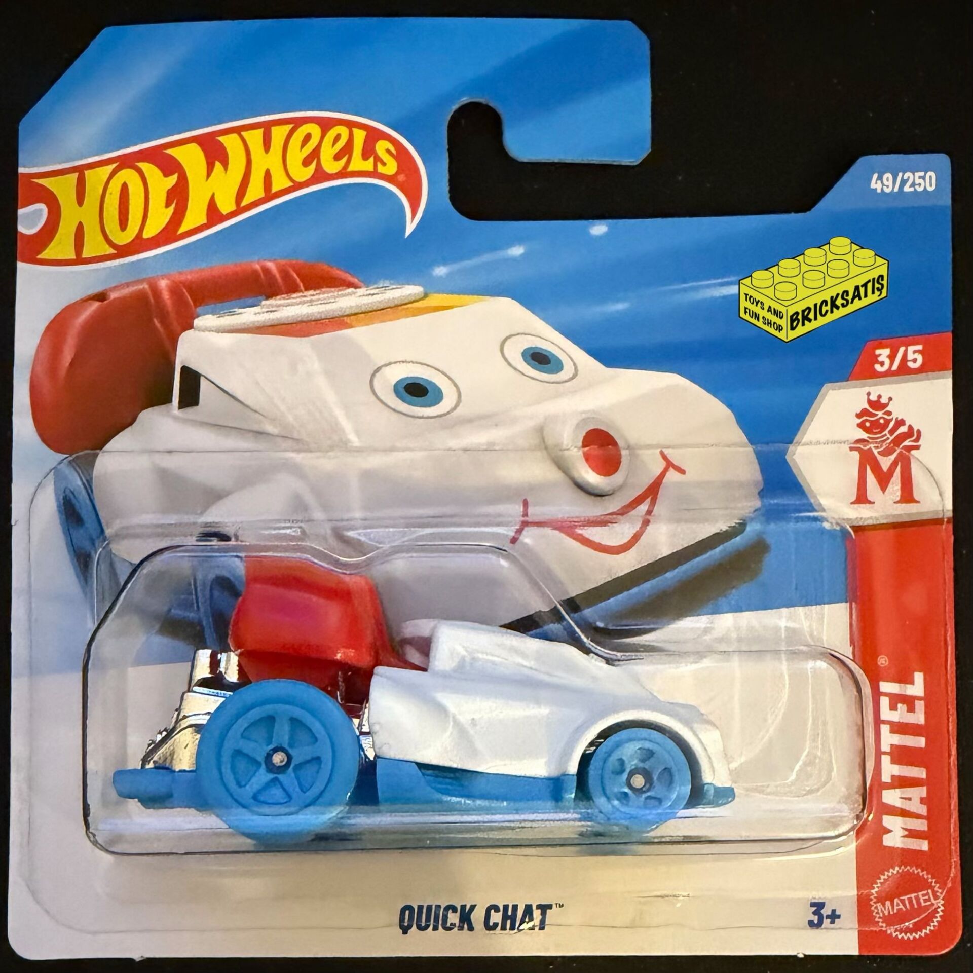 Hot Wheels Tekli Arabalar Quick Chat JJJ18 (Mattel)
