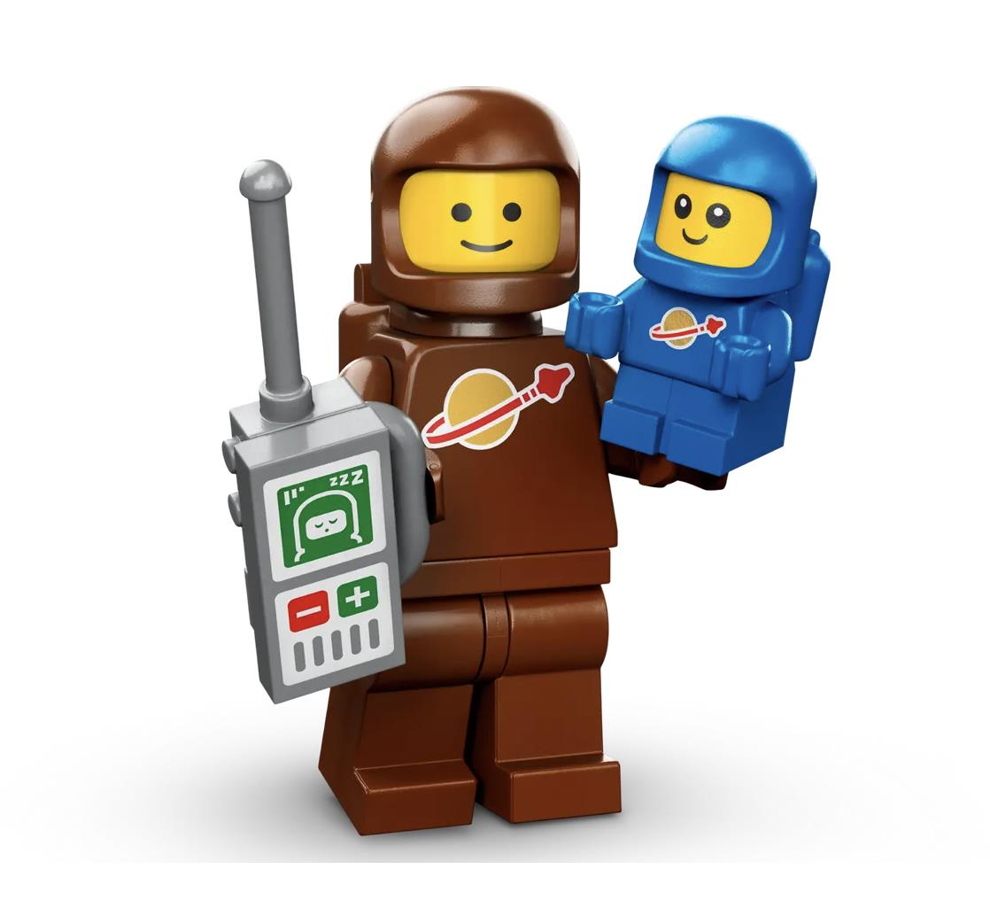 Lego 71037 Minifigure Series 24 - 3 Brown Astronaut and Baby