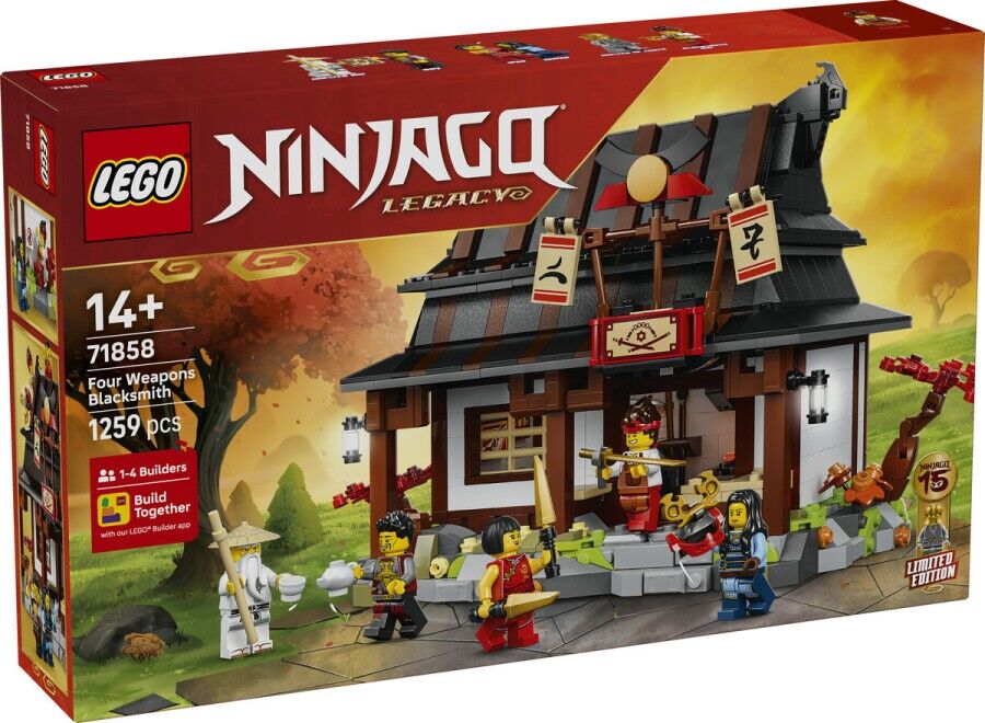 Lego Ninjago Dört Silah Demircisi 15. Yıl Dönümü 71858
