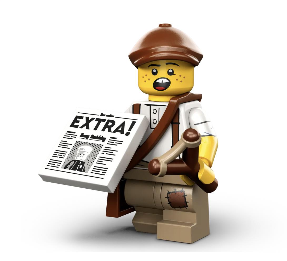 Lego 71037 Minifigure Series 24 - 12 Newspaper Kid