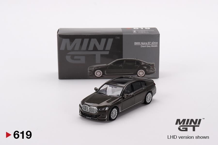 Mini GT BMW Alpina B7 xDrive Dravit Grey Metallic 619