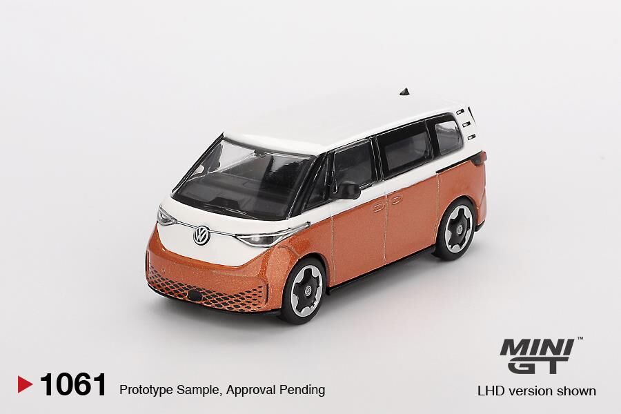 Mini GT Volkswagen ID.Buzz Candy White / Energetic Orange 1061