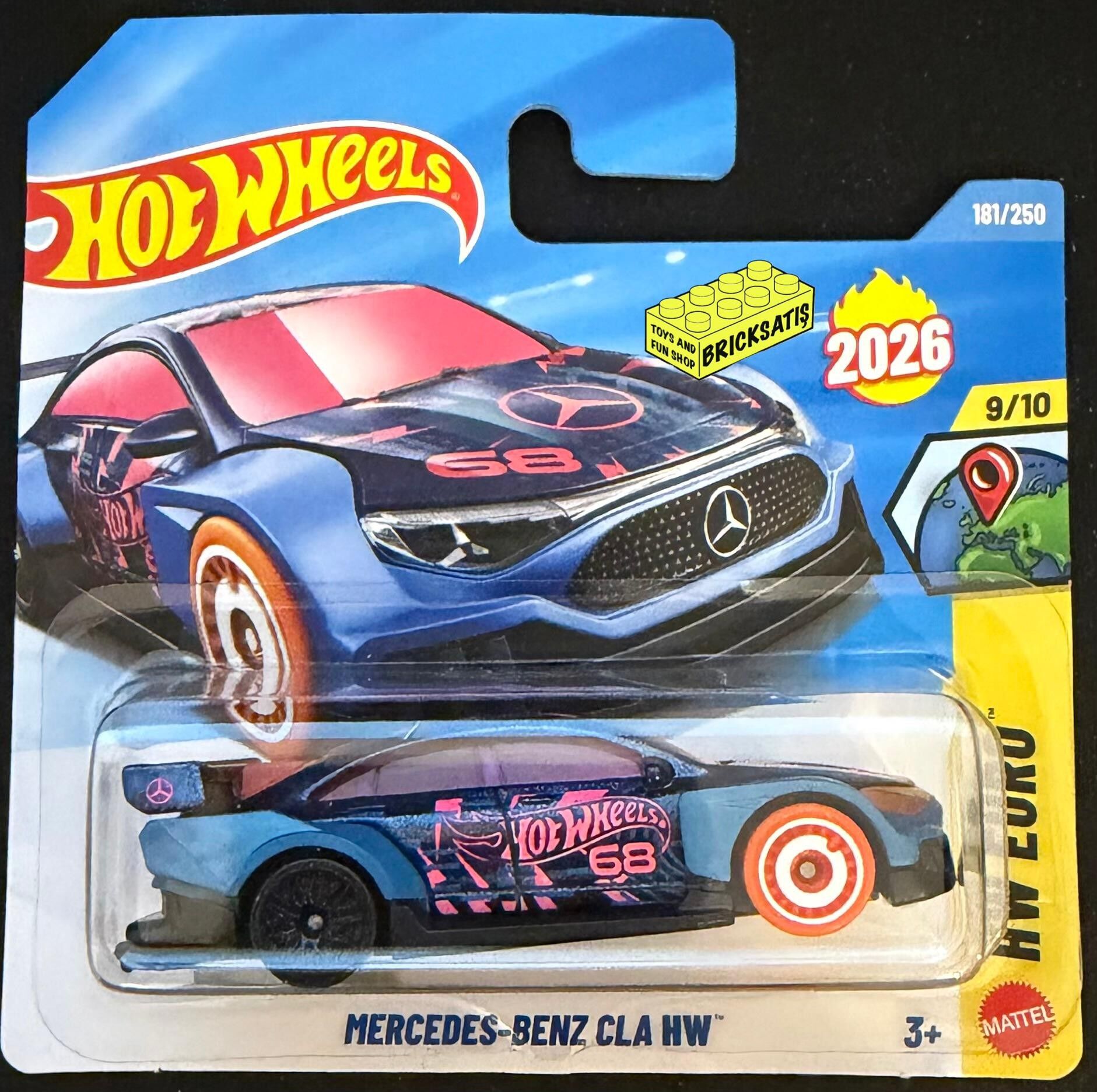 Hot Wheels Tekli Arabalar Mercedes-Benz CLA HW JJH63 (Euro)