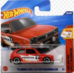 Hot Wheels Tekli Arabalar '73 Honda Civic Custom JBB42 (Then And Now)