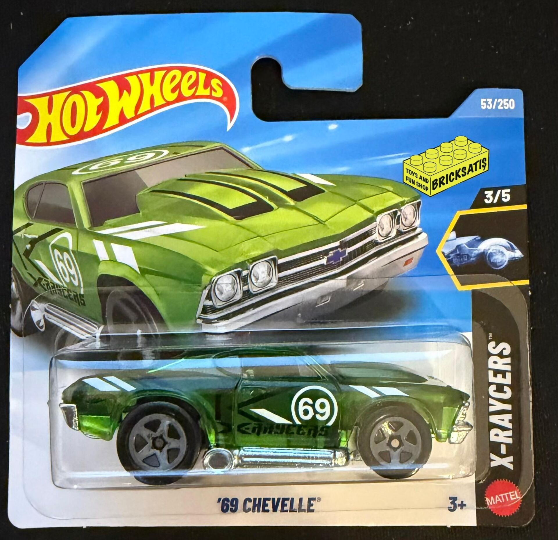 Hot Wheels Tekli Arabalar '69 Chevelle JJK83 (X-Raycers)