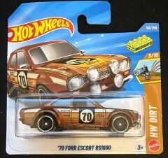 Hot Wheels Tekli Arabalar '70 Ford EScort RS1600 JJK08 (Dirt)
