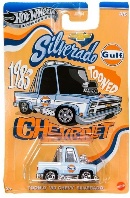 Hot Wheels Silver Series Toon'D '83 Chevy Silverado JCB64