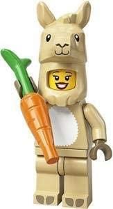 Lego Minifigür Seri 20 - 71027 - 7 Llama Costume Girl