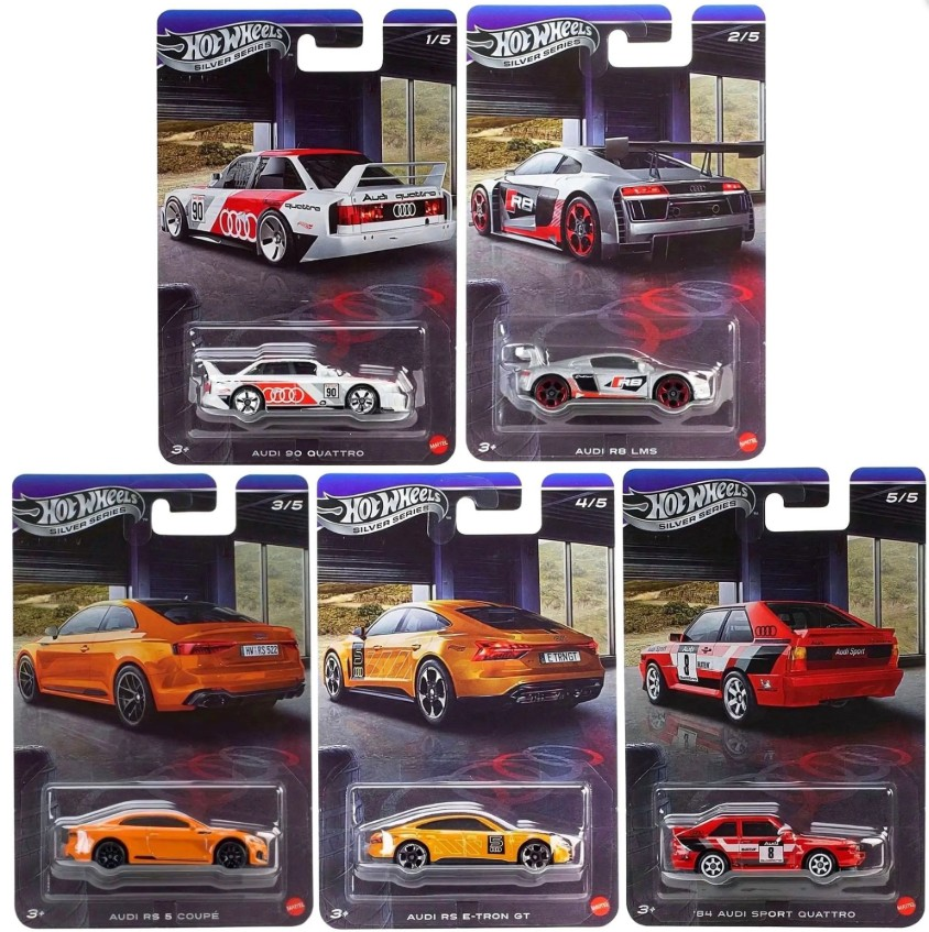 Hot Wheels Silver Series Audi 5'li Set GRT01-979Q