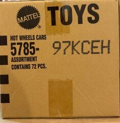 Hot Wheels Kısa Karton 72'li Kutu 5785-97KCEH