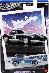 Hot Wheels Silver Series National İcons Jaguar Lightweight E-Type JBY90