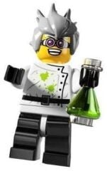 Lego Minifigür - Seri 4 - 8804 - 16 Crazy Scientist