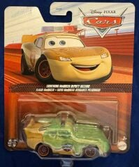 Disney Pixar Cars Lightning McQueen Deputy Hazard HTX87